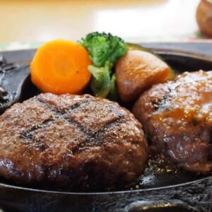 ふっくらジューシーなハンバーグプレート
